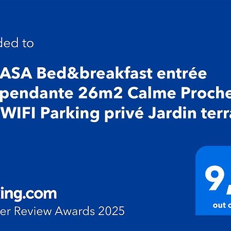 La Casa Bed&Breakfast Entree Independante 26M2 Calme Proche De Tout Wifi Parking Prive Jardin Terrasse Urrugne Luaran gambar